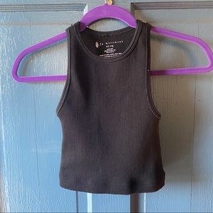 NWOT Free People black ribbed tank size M/L
